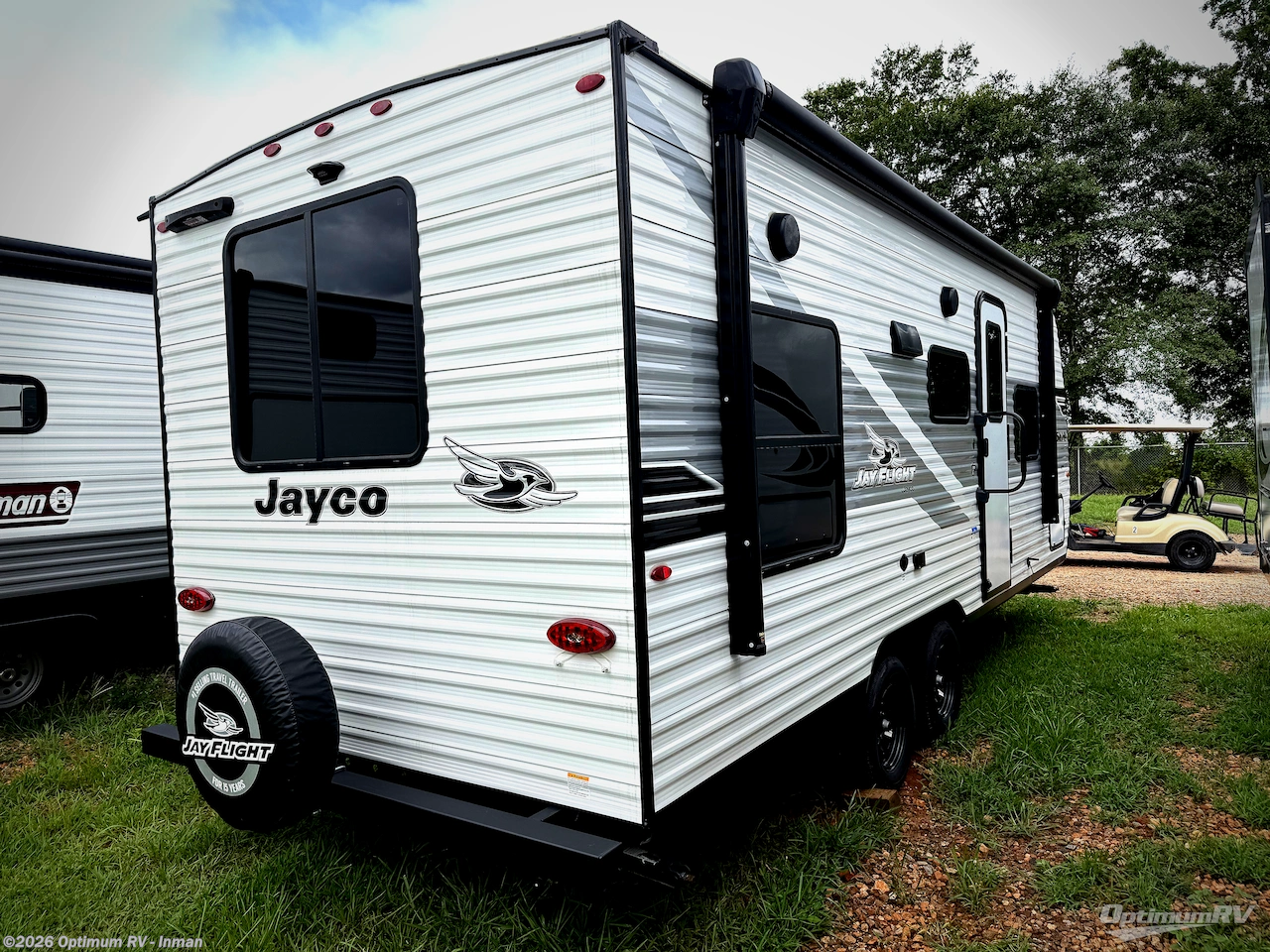 2025 Jayco Jay Flight SLX 210QB - Used Travel Trailer For Sale by Optimum RV - Inman in Inman, South Carolina features Awning