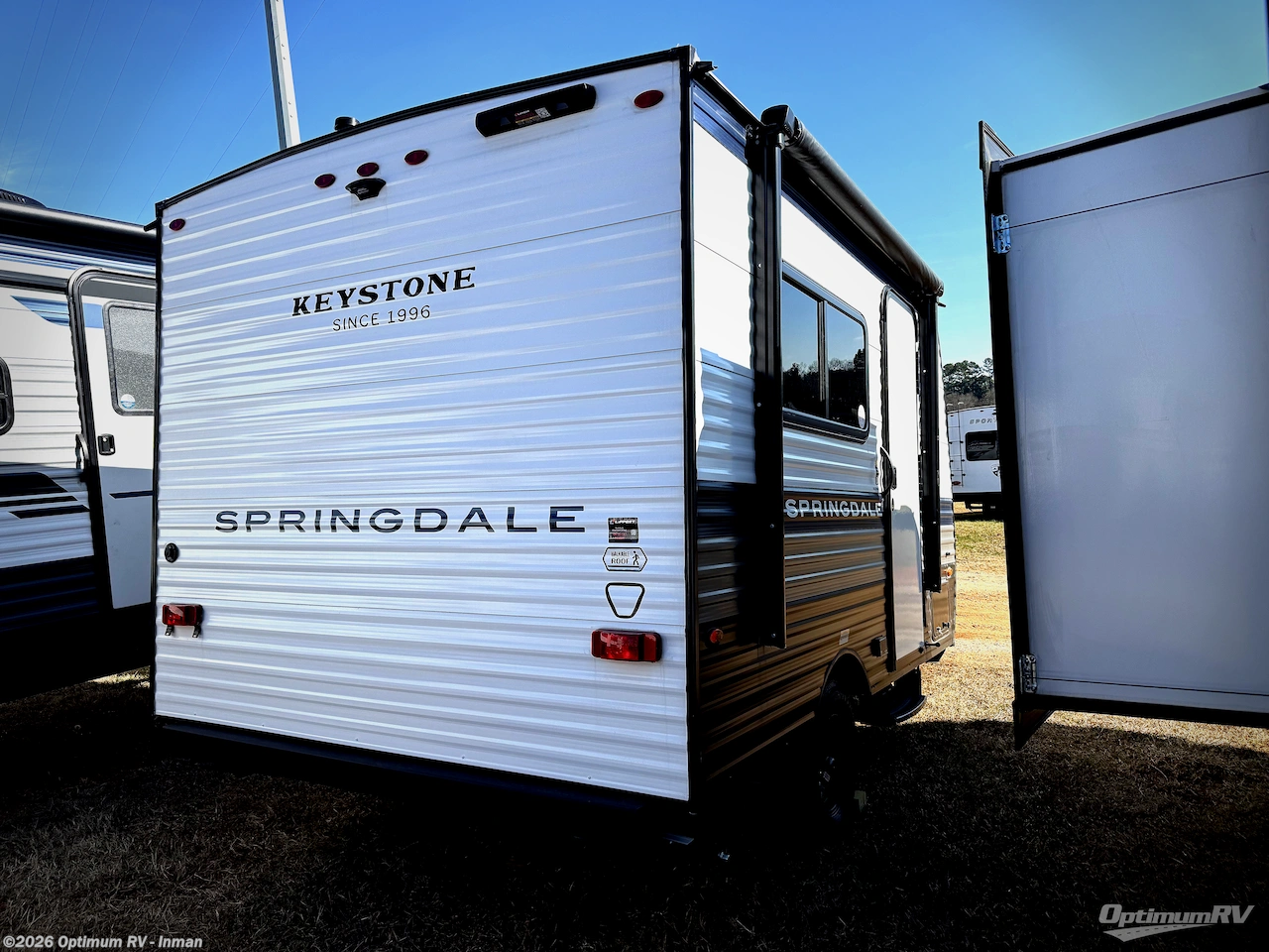 2026 Keystone Springdale Mini 1320RD - Used Travel Trailer For Sale by Optimum RV - Inman in Inman, South Carolina features Awning