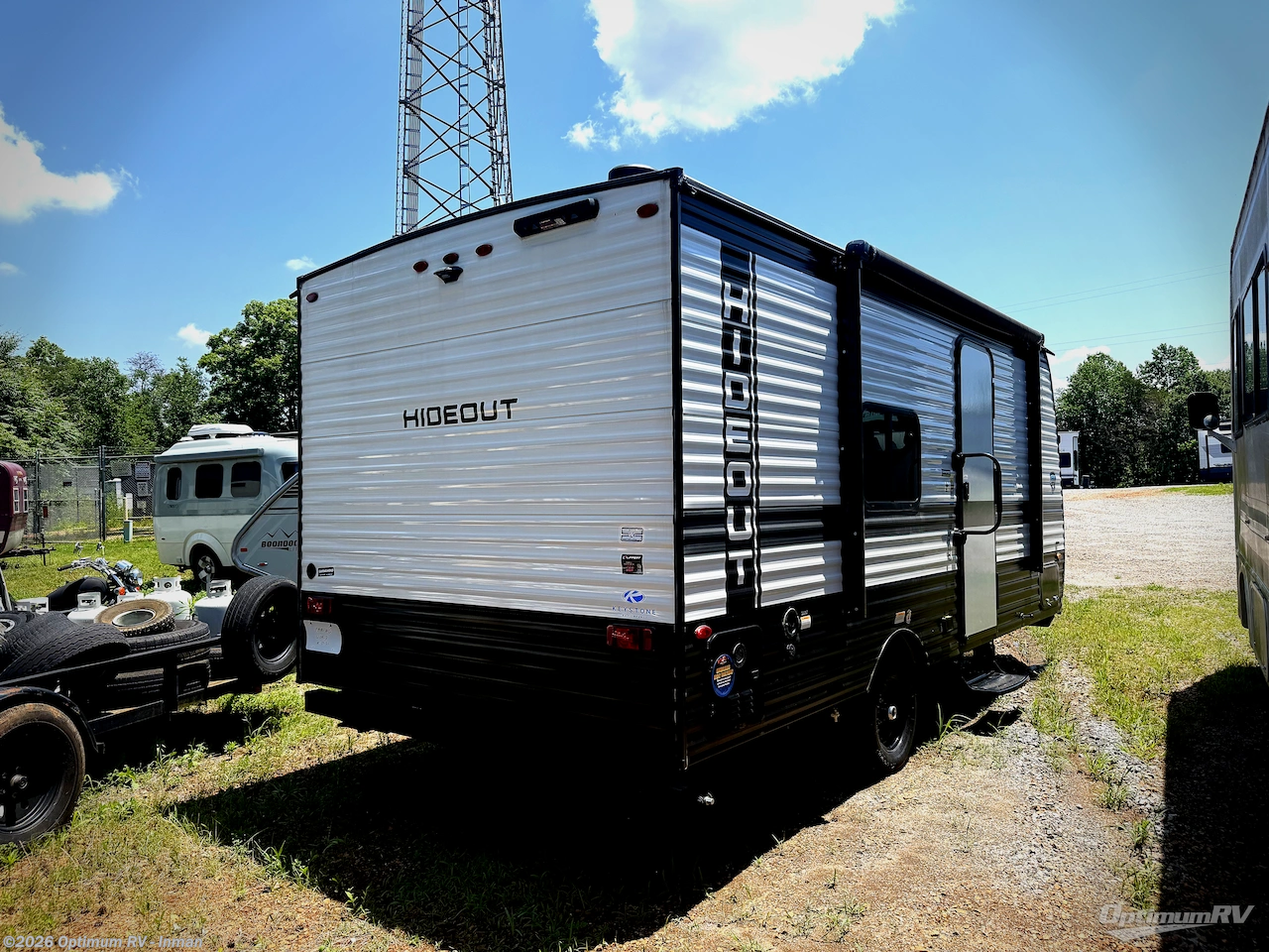 2025 Keystone Hideout Sport Single Axle 178RB - Used Travel Trailer For Sale by Optimum RV - Inman in Inman, South Carolina features Awning