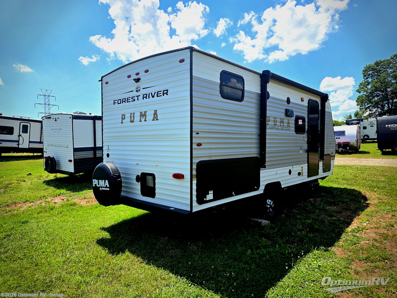 2025 Palomino Puma Camping Edition 18BHCE - Used Travel Trailer For Sale by Optimum RV - Inman in Inman, South Carolina features Slideout, Awning