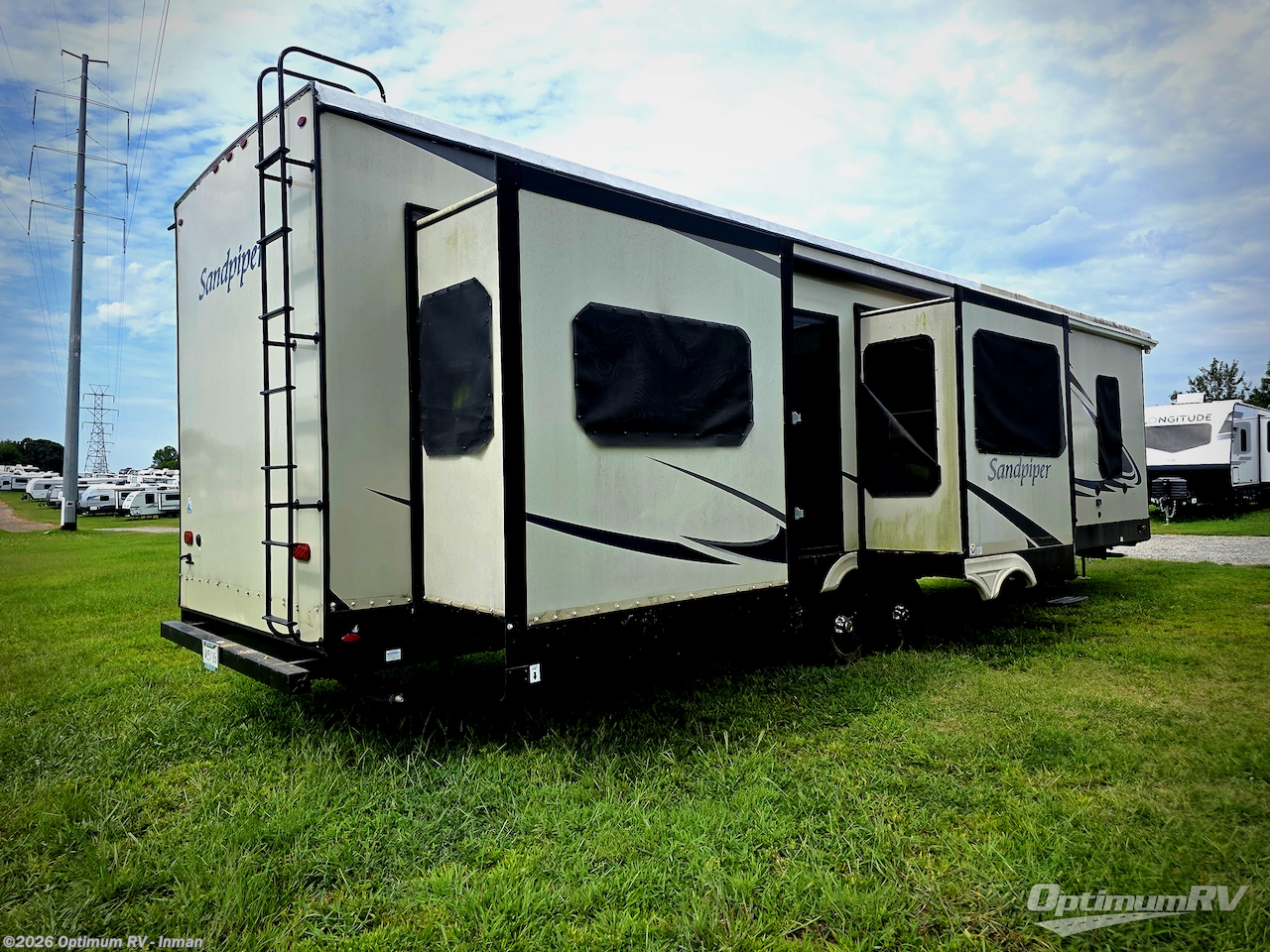 2021 Forest River Sandpiper Destination Trailers 403RD - Used Destination Trailer For Sale by Optimum RV - Inman in Inman, South Carolina features Awning, Slideout