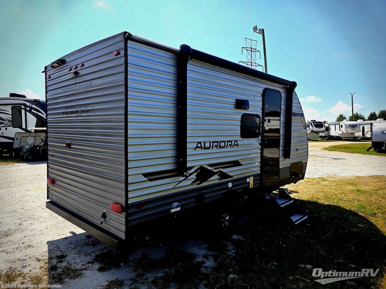 2025 Forest River Aurora Light 16BHX - Used Travel Trailer For Sale by Optimum RV - Inman in Inman, South Carolina features Awning