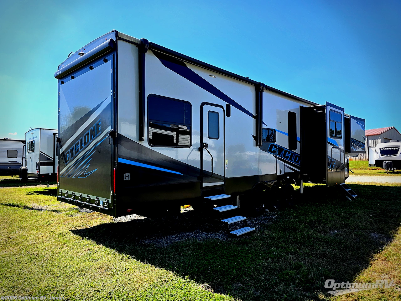 2026 Heartland Cyclone 4008 - Used Fifth Wheel For Sale by Optimum RV - Inman in Inman, South Carolina features Slideout, Awning