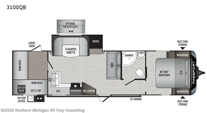 2020 Keystone Passport 3100QB GT Series RV for Sale in Gaylord, MI