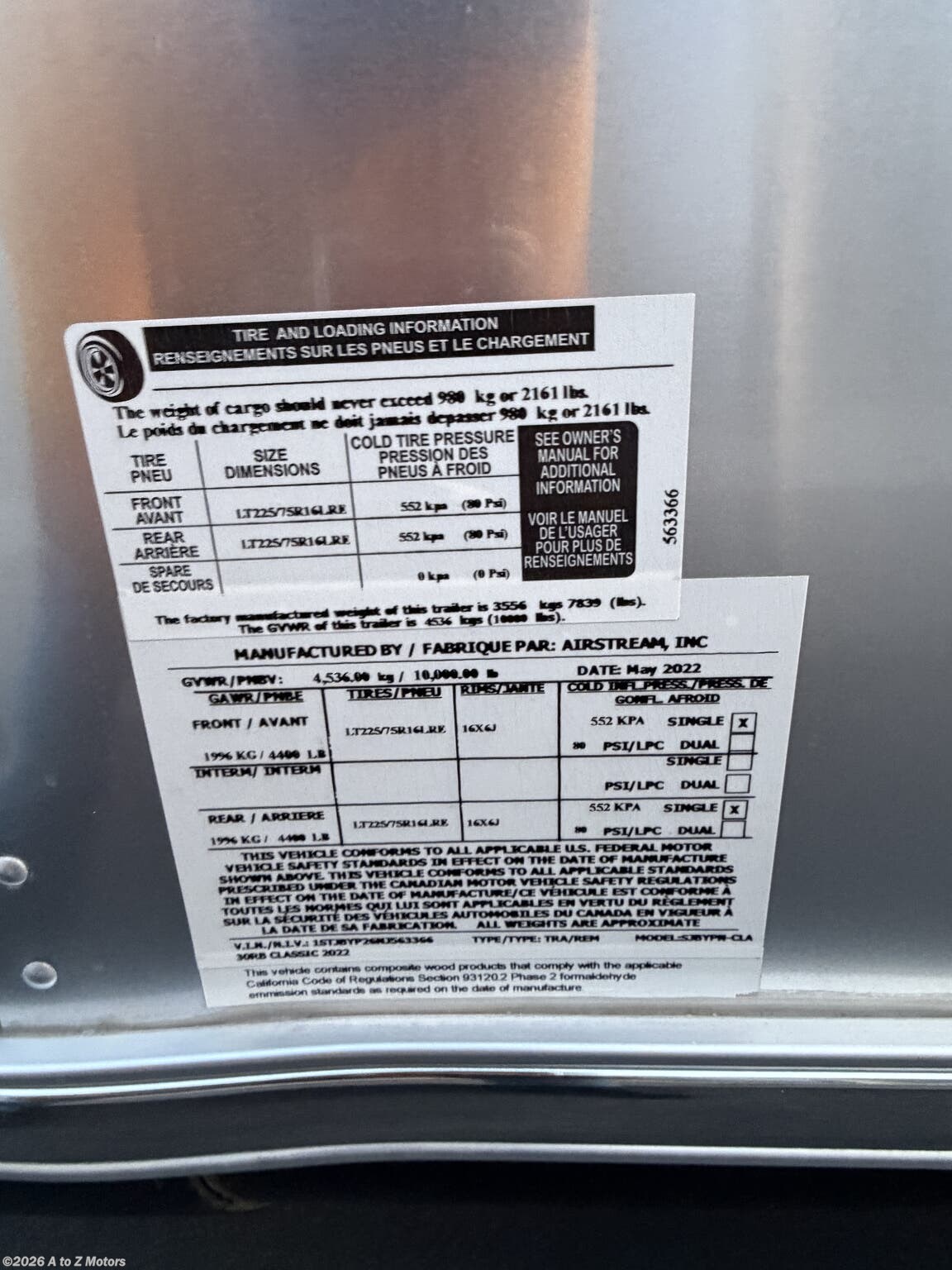Used 2022 Airstream Classic 30RB available in Winters, California