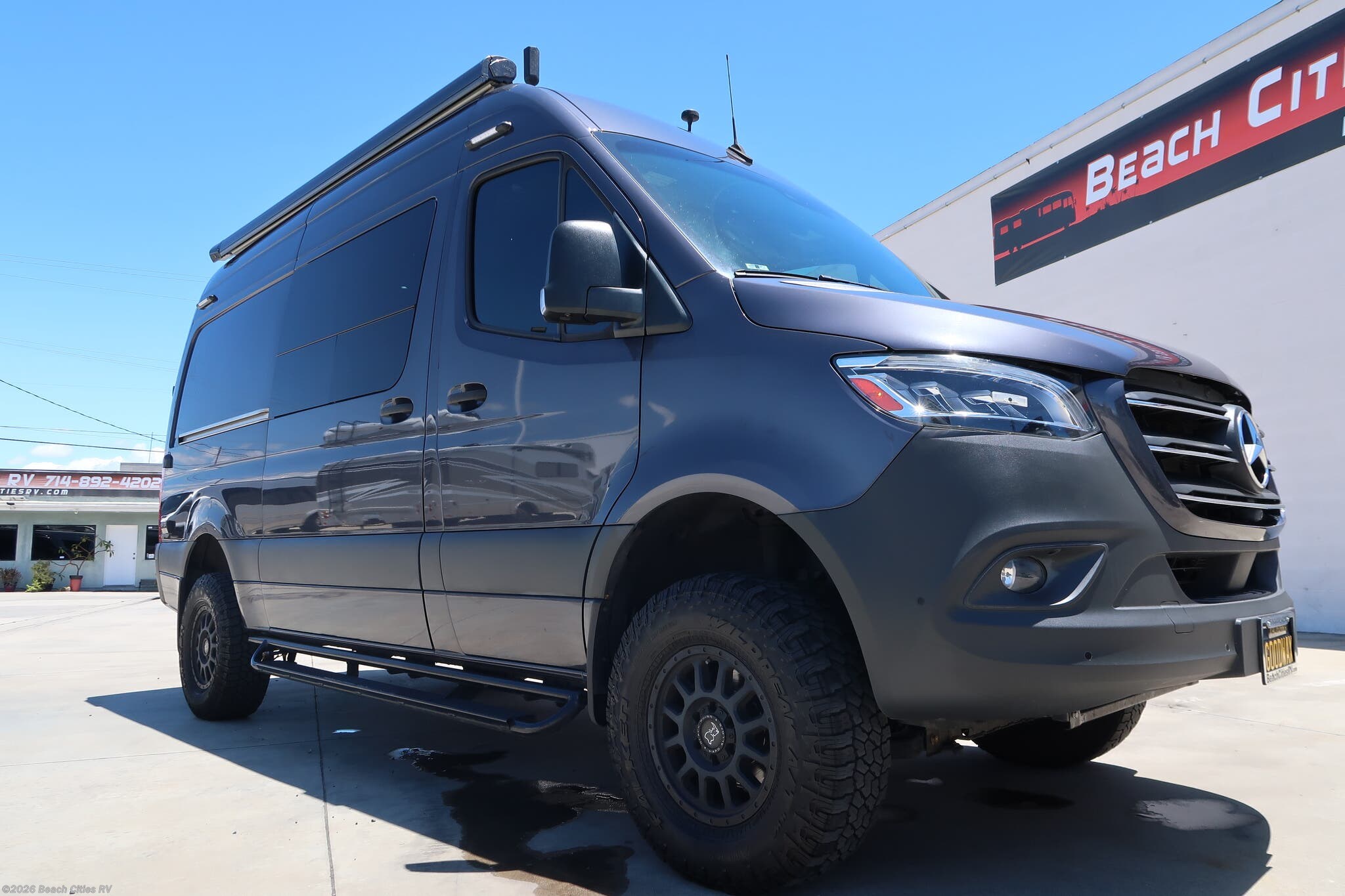 2022 Pleasure-Way REKON 4x4 - Used Class B For Sale by Beach Cities RV in Midway City, California features Fantastic Fan, Shower, Batteries, Smoke Detector, Queen Bed