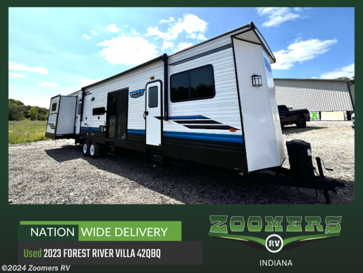 Used 2023 Forest River Salem Villa Series 42QBQ available in Wabash, Indiana