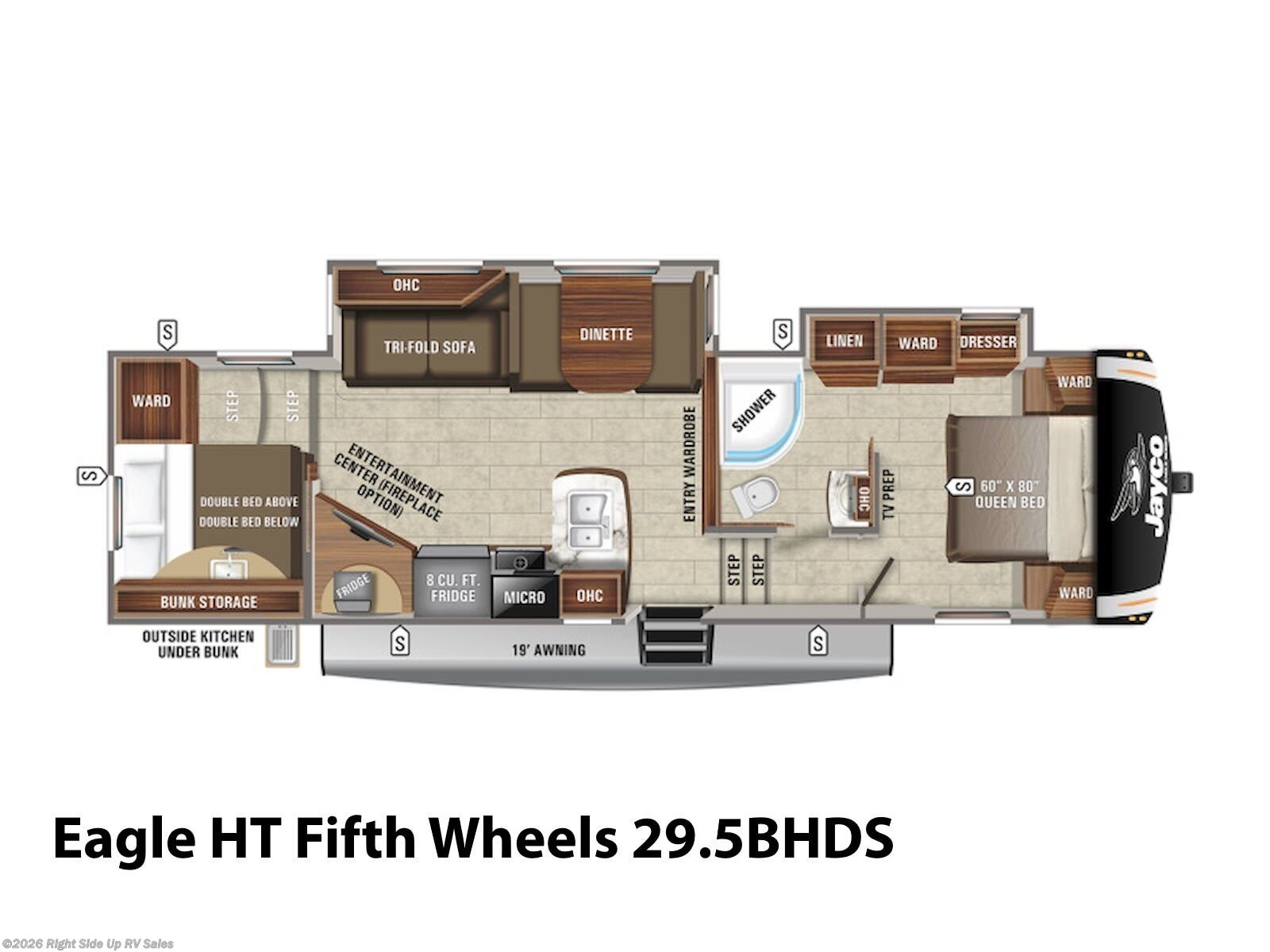 2021 Jayco Eagle HT 29.5BHDS - Used Fifth Wheel For Sale by Right Side Up RV Sales in Salt Lake City, Utah