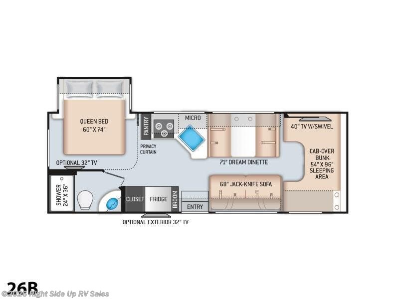 2020 Thor Motor Coach Four Winds 26B - Used Class C For Sale by Right Side Up RV Sales in Salt Lake City, Utah