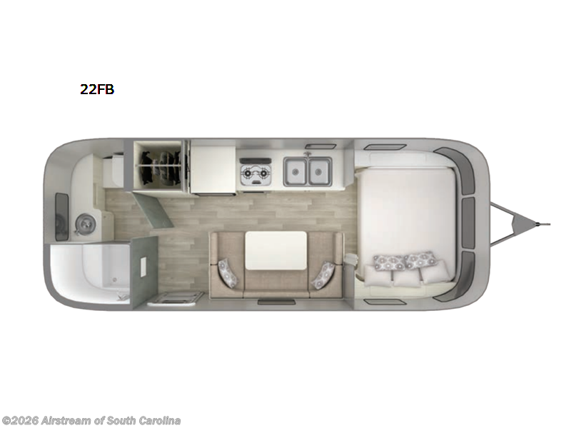 2025 Airstream Bambi 22FB - New Travel Trailer For Sale by Airstream of South Carolina in Lexington, South Carolina