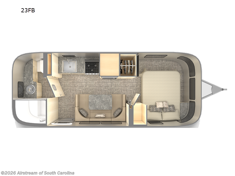 2026 Airstream Flying Cloud 23FB - New Travel Trailer For Sale by Airstream of South Carolina in Lexington, South Carolina