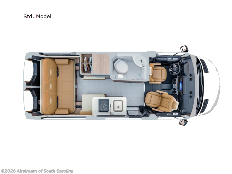 2027 Airstream Interstate 19GTX Std. Model - New Class B For Sale by Airstream of South Carolina in Lexington, South Carolina