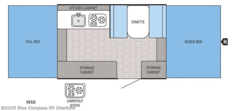 2016 Jayco Jay Series Sport 10SD - Used Popup For Sale by Blue Compass RV Charlotte in Concord, North Carolina