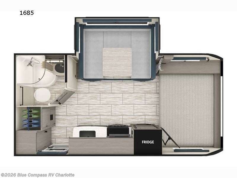 2022 Lance Lance Travel Trailers 1685 - Used Travel Trailer For Sale by Blue Compass RV Charlotte in Concord, North Carolina features Slideout