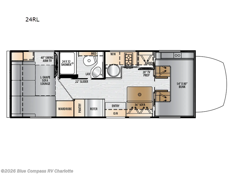 2024 East to West Entrada M-Class 24RL - Used Class C For Sale by Blue Compass RV Charlotte in Concord, North Carolina