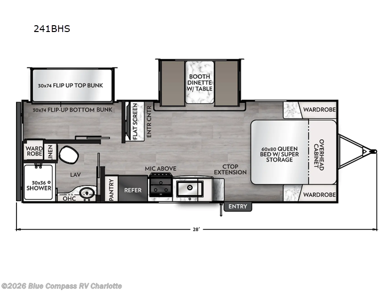 2025 Coachmen Apex 241BHS - Used Travel Trailer For Sale by Blue Compass RV Charlotte in Concord, North Carolina features Slideout