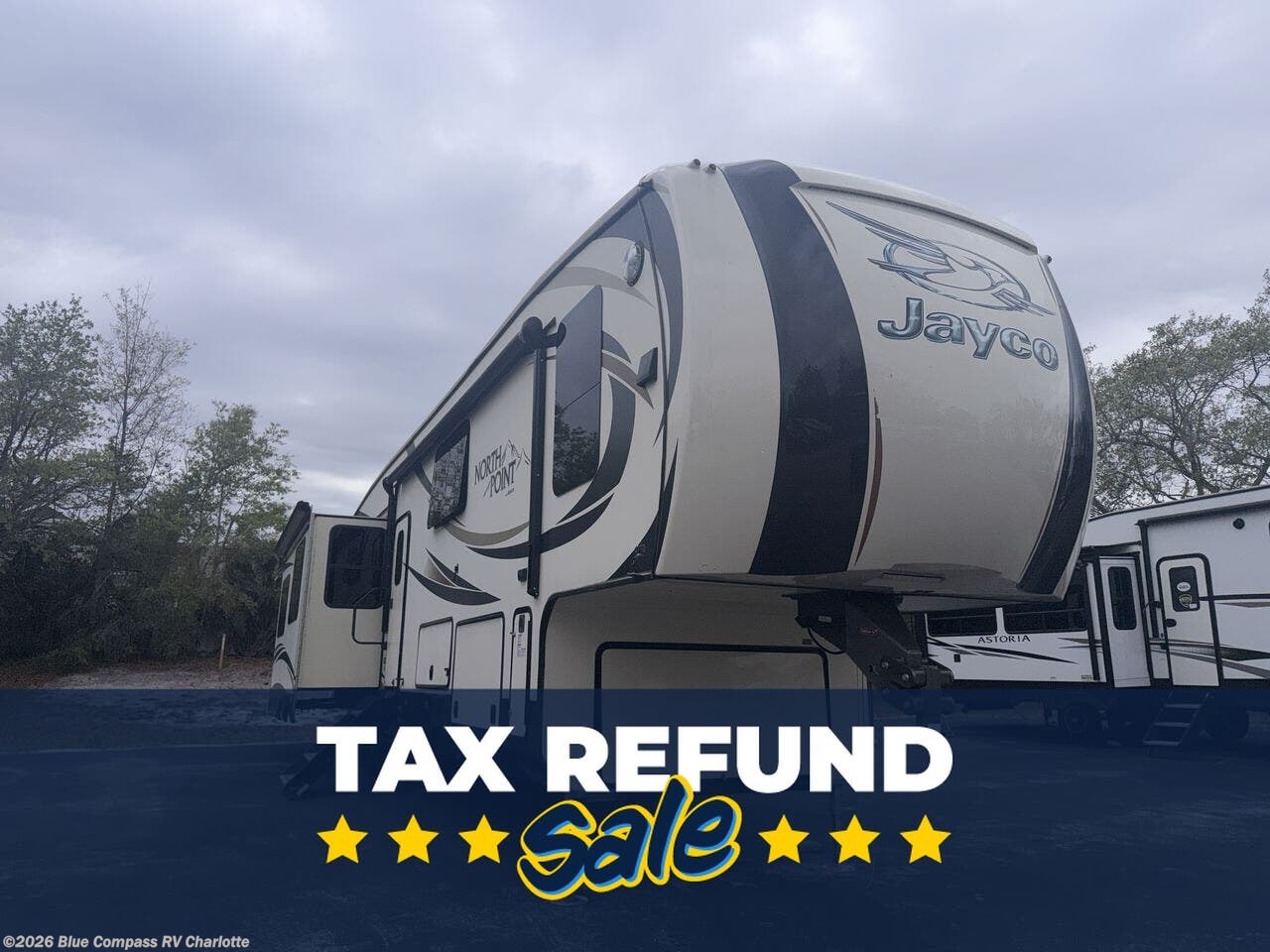 2016 Jayco North Point 377RLBH - Used Fifth Wheel For Sale by Blue Compass RV Charlotte in Concord, North Carolina features Slideout