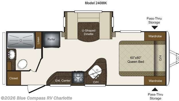 2015 Keystone Laredo 240MK - Used Fifth Wheel For Sale by Blue Compass RV Charlotte in Concord, North Carolina features Slideout