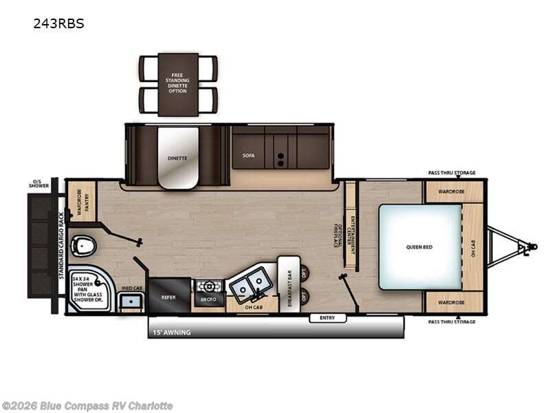 2022 Coachmen Catalina Legacy 243RBS - Used Travel Trailer For Sale by Blue Compass RV Charlotte in Concord, North Carolina features Slideout