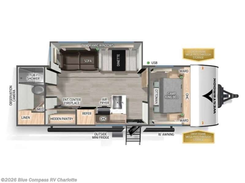 2025 Forest River Westbrook 26RBXC - Used Travel Trailer For Sale by Blue Compass RV Charlotte in Concord, North Carolina