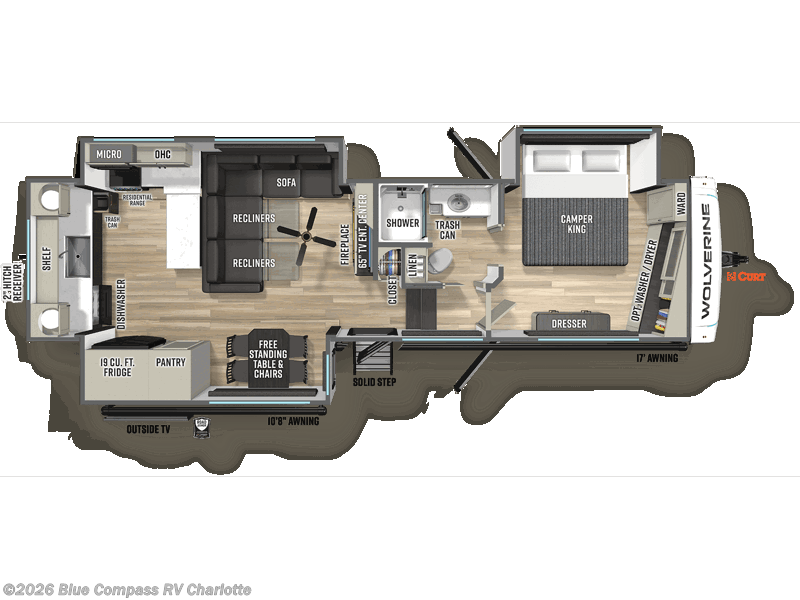 2027 Forest River Wolverine 32JF - New Fifth Wheel For Sale by Blue Compass RV Charlotte in Concord, North Carolina