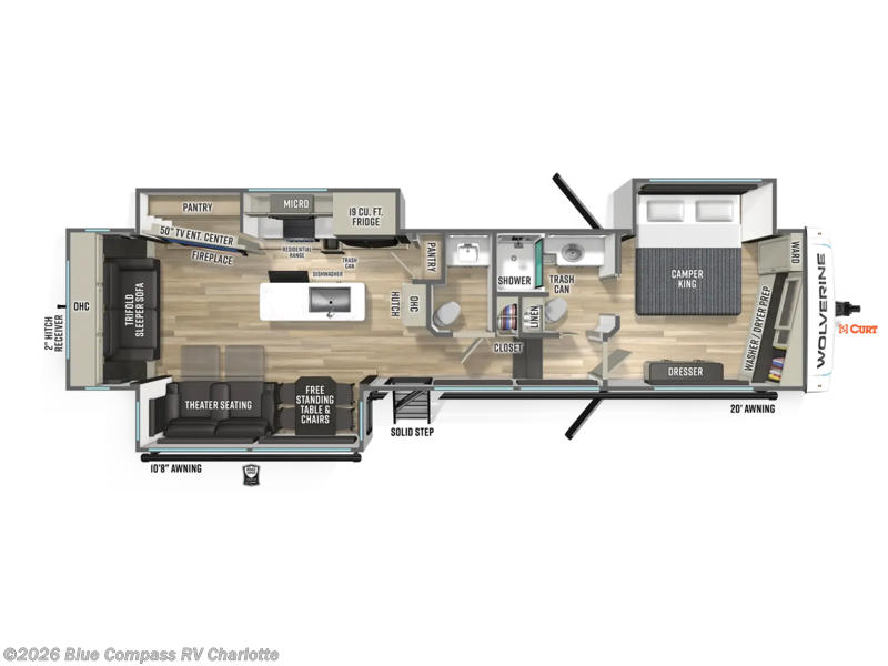 2027 Forest River Wolverine 35RL - New Fifth Wheel For Sale by Blue Compass RV Charlotte in Concord, North Carolina