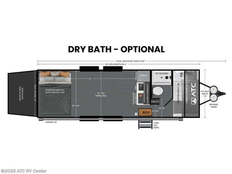 2026 ATC Pla 450 2415 - New Toy Hauler For Sale by ATC RV Center in Cedar Rapids, Iowa