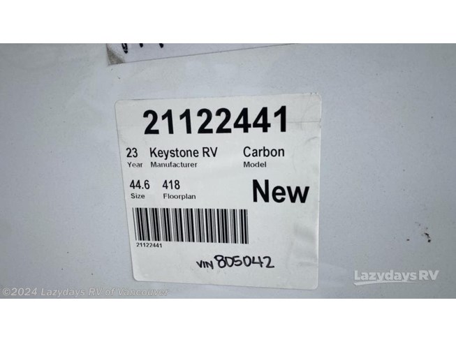 2023 Carbon 418 by Keystone from Lazydays RV of Vancouver in Woodland, Washington