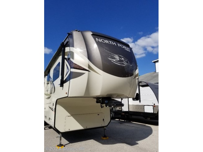 2019 Jayco North Point 375BHFS - Used Fifth Wheel For Sale by Glades RV in Fort Myers, Florida features Toilet, Shower, CO Detector, Ladder, Oven