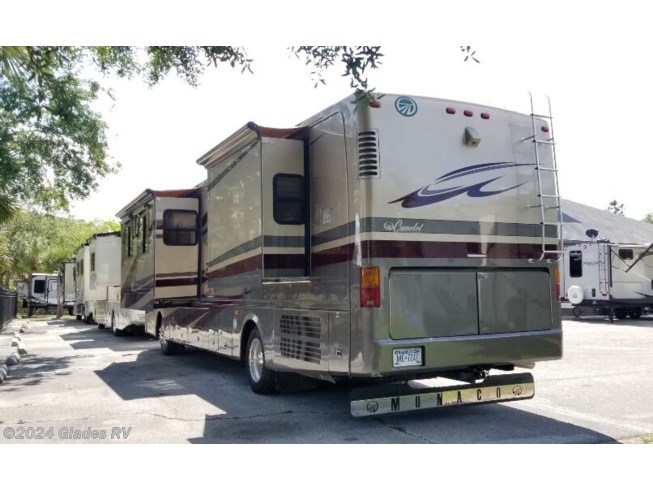 2004 Monaco RV Camelot 40 PST - Used Diesel Pusher For Sale by Glades RV in Fort Myers, Florida features Shower, Generator, TV Antenna, Air Conditioning, Awning