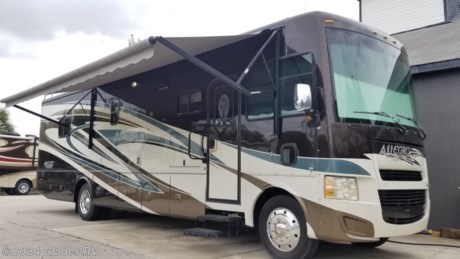 &lt;p&gt;BEAUTIFUL BATH AND A HALF&amp;nbsp;TIFFIN ALLEGRO OPEN ROAD 36LA&lt;/p&gt;
&lt;p&gt;READY FOR YOUR NEXT ADVENTURE...&lt;/p&gt;
&lt;p&gt;FULL BODY PAINT, 24,000LB CHASSIS WITH&amp;nbsp; &lt;strong&gt;BRAND NEW&lt;/strong&gt; &lt;strong&gt;22.5&quot; TIRES&lt;/strong&gt;, EXTERIOR TELEVISION, DRIVER&#39;S DOOR WITH POWER WINDOW, AUTO SATELLITE, 2 -15,000 BTU DUCTED AIRS, POWER DRIVER AND PASSENGER SEATS, RESIDENTIAL REFRIGERATOR, CENTRAL VAC, WASHER/DRYER COMBO AND MUCH MORE!&lt;/p&gt;
&lt;p&gt;&amp;nbsp;&lt;/p&gt;
&lt;p&gt;&amp;nbsp;&lt;/p&gt;