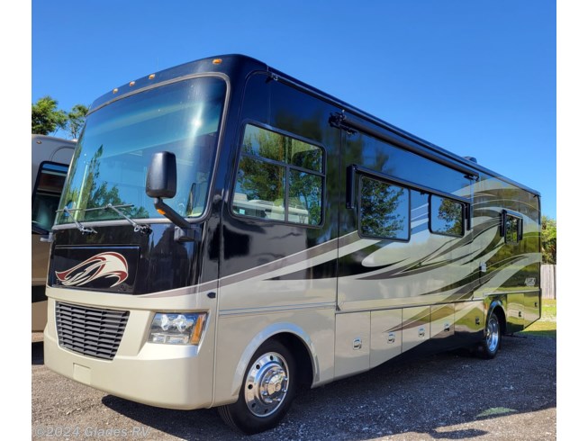 2012 Tiffin Open Road Allegro 32CA - Used Class A For Sale by Glades RV in Fort Myers, Florida features Glass Shower Door, Queen Bed, Backup Monitor, 50 Amp Service, Sofa Bed