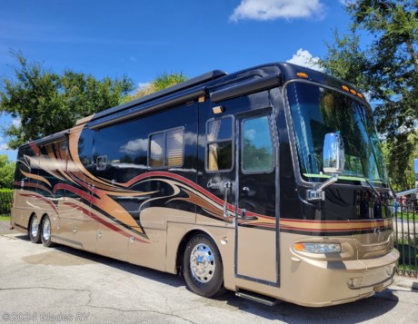 &lt;p class=&quot;MsoNormal&quot;&gt;&lt;span style=&quot;font-size: 12.0pt; font-family: &#39;Arial&#39;,sans-serif;&quot;&gt;Monaco Coach is the undisputed king of high-end fiberglass motorcoaches at the time this was built. Roadmaster RR10S Series Chassis, with its 10 gas-charged shocks and 10 airbags, it embodies how a high-end motorcoach should drive. Roadmaster is a custom-built motor coach chassis, not a truck chassis with an RV house built on top. This advantage enabled Monaco to approach weight distribution intelligently when marrying the chassis with a proposed floorplan. Because of this, they were known to have the best 4 corner weights in the industry. This coach is powered by an ISL 400 Cummins, and 6-speed Allison 3000 Transmission. This coach is loaded with high-end characteristics, air leveling, including side-mounted radiator, lift able tag, seamless one-piece molded crowned fiberglass roof, tri-vision camera system w/audio, Multiplex wiring, Aqua-Hot 450 water and heating, ceramic tile, satellite dish, stackable washer/dryer, residential fridge, polished solid surface counters throughout, and solid raised panel cabinets. Coach has new Toyo tires and new carpet in the carpeted areas in 2021. Call today for more info on this fine coach.&lt;/span&gt;&lt;/p&gt;