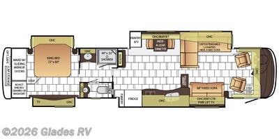 Floorplan of 2015 Newmar Mountain Aire 4568