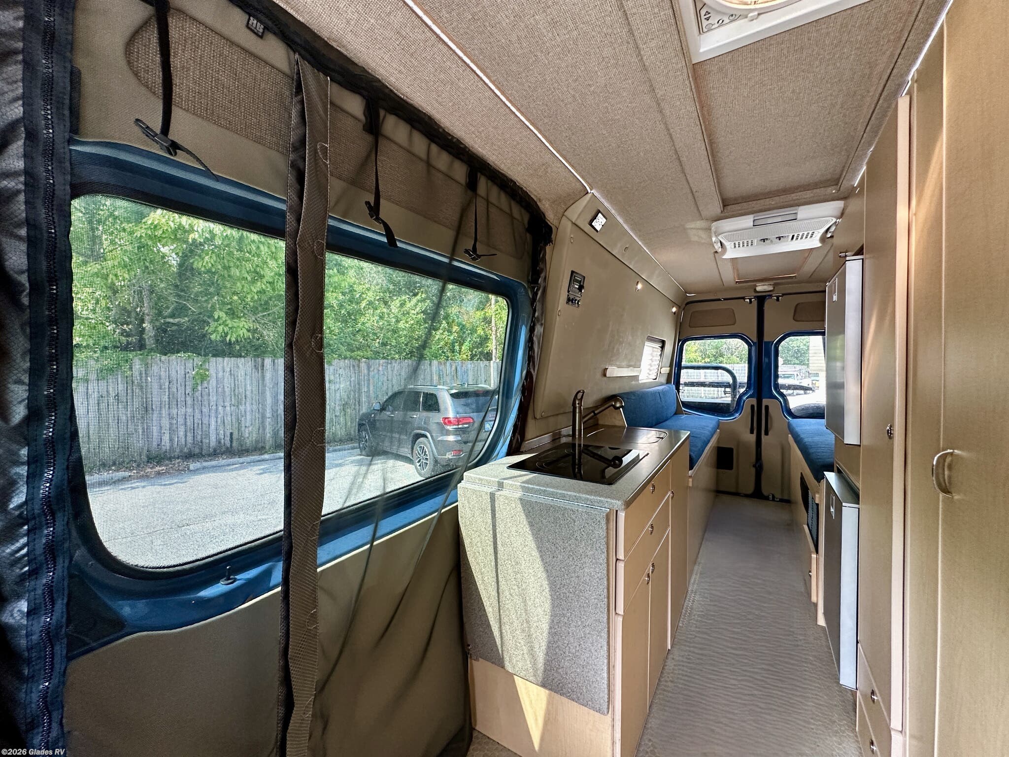 2017 Sportsmobile Sprinter 4X4 - Used Class B For Sale by Glades RV in Fort Myers, Florida features Keyless Entry, Solar Panel, Backup Camera, 4x4, Ladder