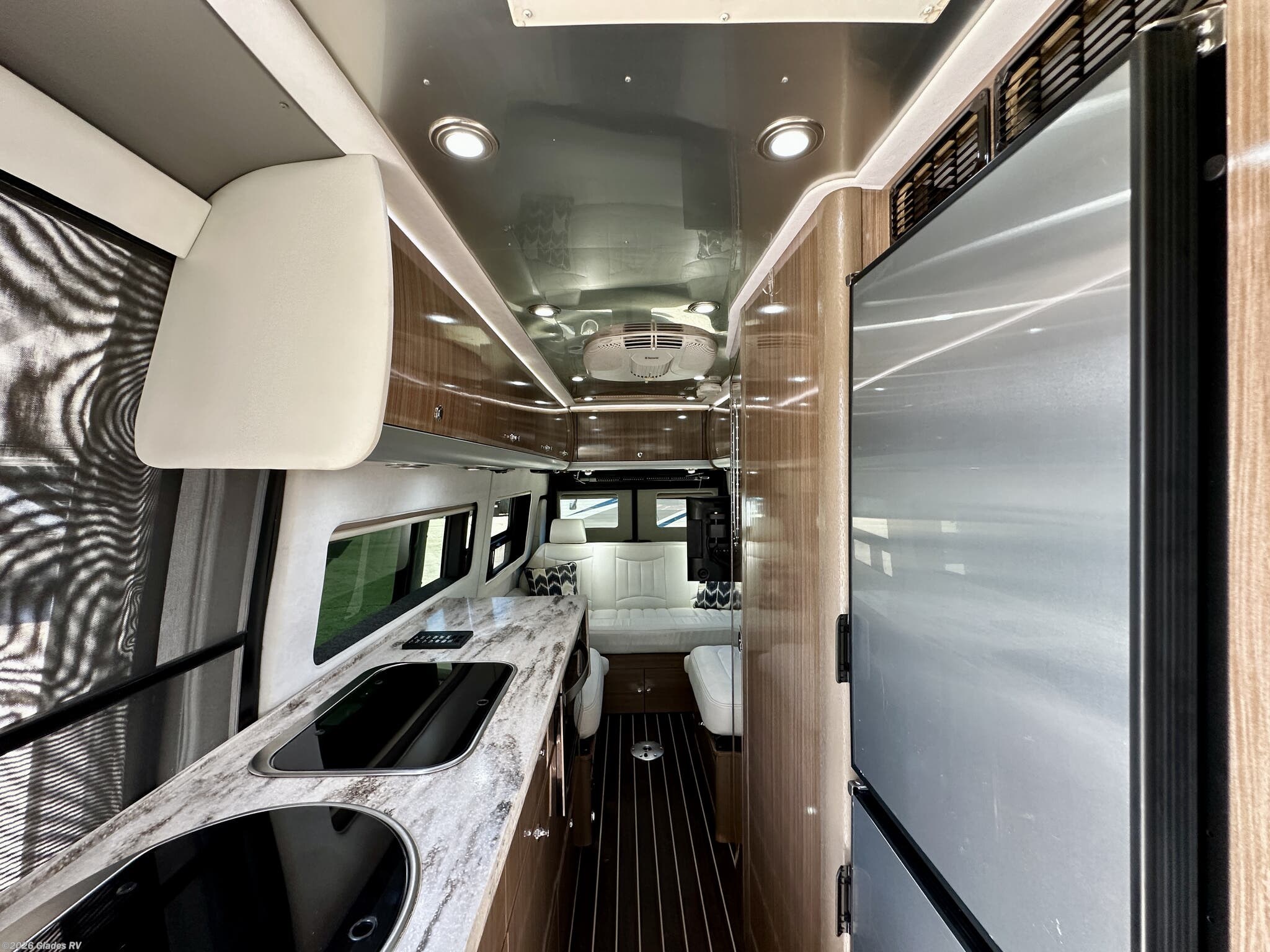 2017 Airstream Interstate Grand Tour EXT - Used Class B For Sale by Glades RV in Fort Myers, Florida features Generator, Day/Night Shades, Wi-Fi Range Extender, GPS Navigation, Power Awning