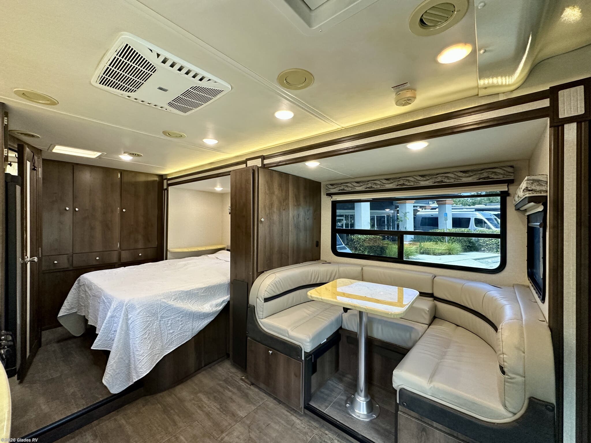 2018 Coachmen Prism Elite 24EF - Used Class C For Sale by Glades RV in Fort Myers, Florida features U-Shaped Dinette, Queen Bed, 30 Amp Service, Stove, Outside Entertainment Center