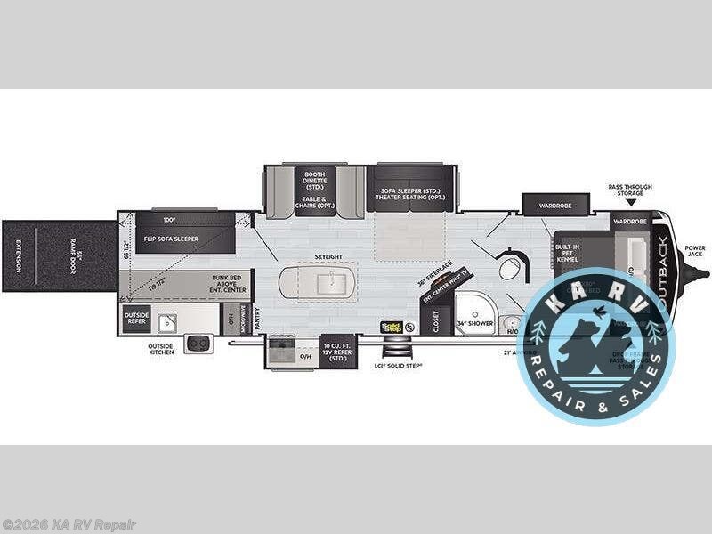 2022 Outback 335CG by Keystone from KA RV Repair in DeBary, Florida