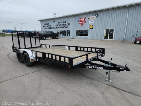 Ultimate Transportation in Fargo, ND has a New 83&quot;X18&#39; Tandem Axle Utility Trailer for sale. Check out this trailer&#39;s details below!

Standard Features:-(2) 3,500lb Axles with 1 Electric Brake-2&quot; Coupler-4&#39; Fold in Gate-Straight Deck-2&quot;X6&quot; Green Treated Floor-Black in Color

Additional Upgrades Included:-Side Rail Ramps

*Might be pictured with optional spare tire &amp; carrier mount.*

Ultimate Transportation in Fargo, North Dakota has everything you need when it comes to trailers. We sell utility trailers, enclosed trailers, dump trailers, race trailers, equipment trailers and more. Our popular trailer brands include inTech, United Trailers, PJ Trailers, Impact, NEO, Bear Track &amp; more.

Ultimate Transportation also has a full parts &amp; service department. Don&#39;t forget to shop our popular trailer parts including toolboxes, spare tires, extra lug nuts, and more! Ask your Trailer Sales Expert or our parts department for recommendations for your trailer. 

For over 25 years, Ultimate Transportation has been the area&#39;s leader for custom-built trailers. Whether you&#39;re looking for a car hauler racing trailer with all the bells and whistles, or wanting to create the ultimate tailgating trailer experience, Ultimate Transportation can help with your custom trailer order!

Call Ultimate Transportation at 701-282-6060 and talk with our trailer sales team today!