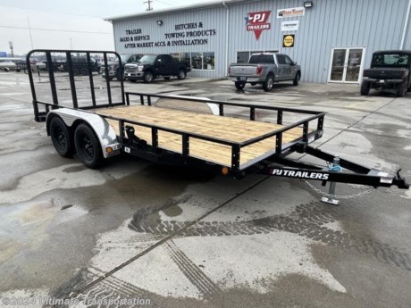 Ultimate Transportation in Fargo, ND has a New 83&quot;X16&#39; Tandem Axle Utility Trailer for sale. Check out this trailer&#39;s details below!

Standard Features:-(2) 3,500lb Axles with 1 Electric Brake-2&quot; Coupler-Dove-4&#39; Fold in Gate-2&quot;X6&quot; Green Treated Floor-Black in Color

Additional Upgrades Included:-Spare Tire Mount

*Might be pictured with optional spare tire &amp; carrier mount.*

Ultimate Transportation in Fargo, North Dakota has everything you need when it comes to trailers. We sell utility trailers, enclosed trailers, dump trailers, race trailers, equipment trailers and more. Our popular trailer brands include inTech, United Trailers, PJ Trailers, Impact, NEO, Bear Track &amp; more.

Ultimate Transportation also has a full parts &amp; service department. Don&#39;t forget to shop our popular trailer parts including toolboxes, spare tires, extra lug nuts, and more! Ask your Trailer Sales Expert or our parts department for recommendations for your trailer. 

For over 25 years, Ultimate Transportation has been the area&#39;s leader for custom-built trailers. Whether you&#39;re looking for a car hauler racing trailer with all the bells and whistles, or wanting to create the ultimate tailgating trailer experience, Ultimate Transportation can help with your custom trailer order!

Call Ultimate Transportation at 701-282-6060 and talk with our trailer sales team today!