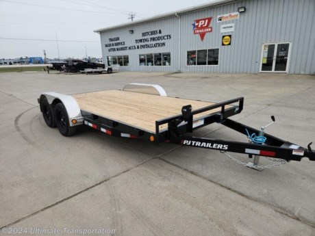Ultimate Transportation in Fargo, ND has a New 83&quot;X16&#39; Equipment Trailer for sale. Check out this trailer&#39;s details below!

Standard Features:-(2) 3,500lb Spring Axles with 1 Electric Brake-5&#39; Rear Slide In Ramps-5&quot; Frame with 3&quot; Crossmembers-Pipe Swivel Jack-LED Lights-All Weather Wiring Harness

Additional Upgrades Included:-Spare Tire Mount-2&#39; Dove

*Might be pictured with optional spare tire &amp; carrier mount.*

Ultimate Transportation in Fargo, North Dakota has everything you need when it comes to trailers. We sell utility trailers, enclosed trailers, dump trailers, race trailers, equipment trailers and more. Our popular trailer brands include inTech, United Trailers, PJ Trailers, Impact, NEO, Bear Track &amp; more.

Ultimate Transportation also has a full parts &amp; service department. Don&#39;t forget to shop our popular trailer parts including toolboxes, spare tires, extra lug nuts, and more! Ask your Trailer Sales Expert or our parts department for recommendations for your trailer. 

For over 25 years, Ultimate Transportation has been the area&#39;s leader for custom-built trailers. Whether you&#39;re looking for a car hauler racing trailer with all the bells and whistles, or wanting to create the ultimate tailgating trailer experience, Ultimate Transportation can help with your custom trailer order!

Call Ultimate Transportation at 701-282-6060 and talk with our trailer sales team today!