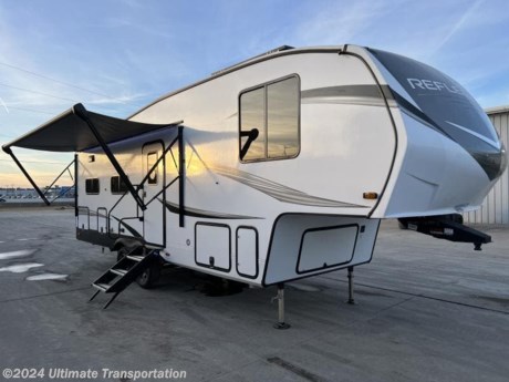 In pursuit of family fun on the road? Look no further than this New 2024 Grand Design Reflection150 Series 270BN!

Virtual Tour: *https://virtualtour.granddesignrv.com/tours/ZEA_u4buM*

Peace of Mind Package-
Residential Cabinetry
Universal All-In-One Docking Station
Metal Slam Latch Front Cargo Doors
On Demand Water Heater
Porcelain Toilet with Foot Flush
High-Rise Faucet with Pullout Sprayer
Aluminum Entry Steps
Wall Hugger Theatre Seats
Painted Fiberglass Front Cap
Residential Booth Dinette
LP Quick Connect
Anti-Lock Brakes
Blackout Roller Shades
6&#39; Coiled Break Away Cable
Deep Seated Stainless Steel Kitchen Sink
Walk-on Roof
Aluminum Rims
Spare Tire &amp; Carrier
2&quot; Receiver Hitch Upgrade
90 Degree Turn Radius Pin Box (Turning Point)

Ultimate Power Package-
30&quot; Stainless Steel Microwave
15k Ducted Main A/C
&quot;One-Touch&quot; Electric LED Awning
Maxx Air Fan
AM/FM/CD/DVD HDMI Bluetooth Stereo
50 AMP Service, Wired and Framed for 2nd A/C
High Definition LED TV
Detachable Power Cord with LED Light
&quot;One-Touch&quot; Automatic Leveling System
LED Interior Lighting
Motion Sensor Pass Thru Lighting
Motion Sensor Entry Lighting
Compass Connect
Tire Linc TPMS

Arctic 4-Seasons Protection Package-
35k BTU High Capacity Furnace
Double Insulated Roof &amp; Front Cap
Heated &amp; Enclosed Dump Valves
Heated &amp; Enclosed Underbelly w/Circulating Heat
Thermofoil Insulation under Holding Tanks
EZ Winterization Valve in Utility Center
Insulated Slide-out Floors
Dual Attic Vents
12v Heat Pads on Holding Tanks
Heated Pass Thru Storage Area

INTERIOR
Matte Black Fixtures and Hardware
Hardwood Galley Slide Trim Moldings
Solid Hardwood Drawer Fronts
Louvered Tread Steps to Bedroom
Solid Core Cabinet Stiles
Pre-Drilled and Screwed Cabinetry
Ball Bearing Full Extension Drawer Glides
Large Panoramic Slide Room Windows
Heated Wall Hugger Theatre Seats w/LED Lights &amp; Massage (Most Models)
Premium Congoleum Flooring
Ductless Flooring Throughout Living Area
Residential Style Window Treatment
Blackout Roller Shades
LED Lighting with Motion Sensors (Key Areas)
 
KITCHEN
Deep Seated Stainless Steel Sink
 
ELECTRICAL
Marine Grade LED Hitch Light
Battery Kill Switch in Pass Thru Storage Area
Outside Speakers
180W/370W Roof Mounted Solar Panel
Roof Mounted Quick Connect Plugs
50 Amp Charge Controller
Inverter Prep
 
HVAC
Adjustable A/C Vents
35k BTU High Capacity Furnace
PLUMBING
High-Capacity Water Pump with Interior and Exterior Switch
Extra Large 2&quot; Fresh Water Drain Valve
Easy Access Low Point Drain Valves
 
BEDROOM
Functional Wardrobe Closet
Oversized Bed Base Storage
60 x 80 Mattress with Residential Bedspread
Bedroom Heat Registers
 
BATHROOM
30 x 36 Residential Walk-In Shower
Heat Duct and A/C Vents in Bathroom
Power Vent Fan
Large Vanity Top w/ Deep Sink
Large Medicine Cabinet with Mirror
 
APPLIANCE
12V 16 Cu. Ft. Refrigerator
 
ELECTRONICS
Cable/SAT Prep

EXTERIOR
80% Tint Radius Safety Glass Windows
90 Degree Turning Point Pin Box
30# LP Bottles (2)
30&quot; Radius Entry Door
Outside Shower
Factory Installed Roof Ladder
Exterior Cable Hookup (Sidewall)
 
CONSTRUCTION
Aerodynamic Front Cap with Max Turn Radius
Gel Coated Exterior Sidewalls
Residential 5&quot; Truss Rafters (16&quot; O.C.)
Walk On Roof Decking
Fiberglass and Radiant Foil Roof and Front Cap Insulation
One-Piece TPO Roof Membrane with Limited Lifetime Warranty
Laminated Aluminum Framed Rear Wall (R-9)
Laminated Aluminum Framed Side Walls (R-9)
Laminated Alumium Framed Roof and End Walls in Slide Rooms (R-9)
Aluminum Framed Main Floor (R-30)
Residential Wood Framed Roof (R-40)
 
RUNNING GEAR
Rubberized Suspension Equalizer
Aluminum Wheels with E-Rated Tires
Under Carriage Spare Tire and Carrier


Popular Accessories Add-Ons:
Owner&#39;s Kit
Water Filtration System
Exterior Ladder Upgrade
Maxx Air Vent Covers
Backup Cameras
Generators
Much, Much More

Ultimate Transportation in Fargo, ND provides a full line of camper parts and RV accessories along with a full RV service department. A few of these services include winterization, diagnostics, general repair, aftermarket installation, and much more. 

Not seeing the floorplan you&#39;re looking for? We&#39;re happy to work with you to order the custom camper, toy hauler, or ice house that&#39;s right for you. We have a variety of manufacturers such as Grand Design RV, Heartland RV, Forest River XLR Toy Haulers, Ice Castle Rugged RV, and Team Lodge. Check out our showrooms here: *https://www.ultimate-transportation.com/recreation/showroom*. 
Give us a call at 701-282-6060 or fill out a request form on our website to have our recreational sales team get in contact with you.