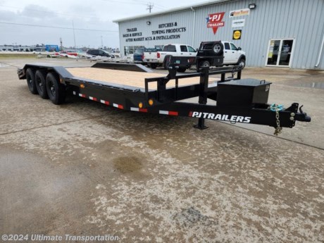 Ultimate Transportation in Fargo, ND has a New102&quot;X24&#39; Equipment Trailer for sale. Check out this trailer&#39;s details below!

Standard Features:-(3) 7,00lb Spring Axles with Electric Brakes-2 5/16&#39;&#39; Coupler-Monster Ramps-3.5&#39; Dove-102&quot; Wide-Drive Over Fenders-Black in Color

Additional Upgrades Included:-Toolbox-102&quot; Super Wide Upgrade

*Might be pictured with optional spare tire &amp; carrier mount.*

Ultimate Transportation in Fargo, North Dakota has everything you need when it comes to trailers. We sell utility trailers, enclosed trailers, dump trailers, race trailers, equipment trailers and more. Our popular trailer brands include inTech, United Trailers, PJ Trailers, Impact, NEO, Bear Track &amp; more.

Ultimate Transportation also has a full parts &amp; service department. Don&#39;t forget to shop our popular trailer parts including toolboxes, spare tires, extra lug nuts, and more! Ask your Trailer Sales Expert or our parts department for recommendations for your trailer. 

For over 25 years, Ultimate Transportation has been the area&#39;s leader for custom-built trailers. Whether you&#39;re looking for a car hauler racing trailer with all the bells and whistles, or wanting to create the ultimate tailgating trailer experience, Ultimate Transportation can help with your custom trailer order!

Call Ultimate Transportation at 701-282-6060 and talk with our trailer sales team today!
