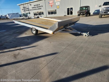 Ultimate Transportation in Fargo, ND has a New 8&#39;6&quot;X12&#39; Tilt Snowmobile Trailer for sale. Check out this trailer&#39;s details below! Stock #126518

Standard Features:-144&quot; Bed Length-Fully Welded Box Frame-Torsion Suspension-1/2&quot; Marine Grade Plywood-Quick Slides-Sealed LED Lights-Sure Lock Tie Downs

Additional Upgrades Included:-Salt Shield

*Might be pictured with optional spare tire &amp; carrier mount.*

Ultimate Transportation in Fargo, North Dakota has everything you need when it comes to trailers. We sell utility trailers, enclosed trailers, dump trailers, race trailers, equipment trailers and more. Our popular trailer brands include inTech, United Trailers, PJ Trailers, Impact, NEO, Bear Track &amp; more.

Ultimate Transportation also has a full parts &amp; service department. Don&#39;t forget to shop our popular trailer parts including toolboxes, spare tires, extra lug nuts, and more! Ask your Trailer Sales Expert or our parts department for recommendations for your trailer. 

For over 25 years, Ultimate Transportation has been the area&#39;s leader for custom-built trailers. Whether you&#39;re looking for a car hauler racing trailer with all the bells and whistles, or wanting to create the ultimate tailgating trailer experience, Ultimate Transportation can help with your custom trailer order!

Call Ultimate Transportation at 701-282-6060 and talk with our trailer sales team today!