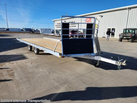 Ultimate Transportation in Fargo, ND has a New 8&#39;6&quot;X22&#39; Drive On-Drive Off Snowmobile Trailer for sale. Check out this trailer&#39;s details below! Stock #122639 

Standard Features:-264&quot; Bed Length-Fully Welded Box Frame-Torsion Suspension-5/8&quot; Marine Grade Plywood-Quick Slides-Sealed LED Lights-Sure Lock Tie Downs

Additional Upgrades Included:-Drive on-Drive Off Salt Shield

*Might be pictured with optional spare tire &amp; carrier mount.*

Ultimate Transportation in Fargo, North Dakota has everything you need when it comes to trailers. We sell utility trailers, enclosed trailers, dump trailers, race trailers, equipment trailers and more. Our popular trailer brands include inTech, United Trailers, PJ Trailers, Impact, NEO, Bear Track &amp; more.

Ultimate Transportation also has a full parts &amp; service department. Don&#39;t forget to shop our popular trailer parts including toolboxes, spare tires, extra lug nuts, and more! Ask your Trailer Sales Expert or our parts department for recommendations for your trailer. 

For over 25 years, Ultimate Transportation has been the area&#39;s leader for custom-built trailers. Whether you&#39;re looking for a car hauler racing trailer with all the bells and whistles, or wanting to create the ultimate tailgating trailer experience, Ultimate Transportation can help with your custom trailer order!

Call Ultimate Transportation at 701-282-6060 and talk with our trailer sales team today!