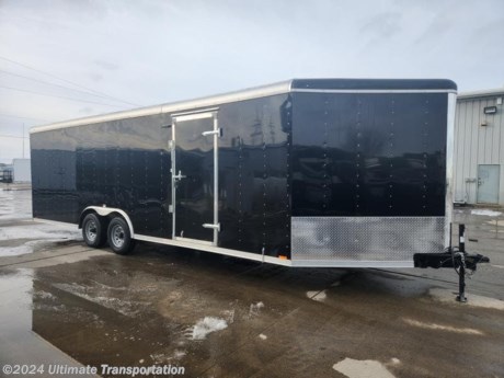 Ultimate Transportation in Fargo, ND has a New MTI 8.5&#39;X29&#39; Enclosed Car/Snowmobile Combo Enclosed for sale. Check out this trailer&#39;s details below!

Standard Features:-(2) 5,200lb Torsion Axles with Electric Brakes-Front and Rear Ramp Door-2 Fuel Doors-22&#39; Floor Plus 5&#39; V Nose-Ski Guide-4 D Rings-White Walls-White Ceiling-12&quot; ATP Kickplate-Third Member Tongue

Added Features:-4&#39; Helmet Cabinet-54&quot; Escape Door with Barlock-6&quot; LED Exterior Flood Lights Above Ramp

*Might be pictured with optional spare tire &amp; carrier mount.*

Ultimate Transportation in Fargo, North Dakota has everything you need when it comes to trailers. We sell utility trailers, enclosed trailers, dump trailers, race trailers, equipment trailers and more. Our popular trailer brands include inTech, United Trailers, PJ Trailers, Impact, NEO, Bear Track &amp; more.

Ultimate Transportation also has a full parts &amp; service department. Don&#39;t forget to shop our popular trailer parts including toolboxes, spare tires, extra lug nuts, and more! Ask your Trailer Sales Expert or our parts department for recommendations for your trailer. 

For over 25 years, Ultimate Transportation has been the area&#39;s leader for custom-built trailers. Whether you&#39;re looking for a car hauler racing trailer with all the bells and whistles, or wanting to create the ultimate tailgating trailer experience, Ultimate Transportation can help with your custom trailer order!

Call Ultimate Transportation at 701-282-6060 and talk with our trailer sales team today!