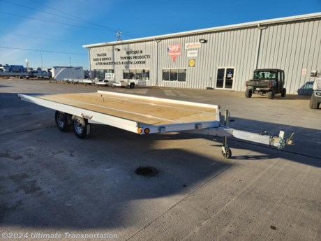 Ultimate Transportation in Fargo, ND has a New 8&#39;6&quot;X16&#39; Drive On-Drive Off Snowmobile Trailer for sale. Check out this trailer&#39;s details below! Stock # 

Standard Features:-192&quot; Bed Length-Fully Welded Box Frame-Torsion Suspension-5/8&quot; Marine Grade Plywood-Quick Slides-Sealed LED Lights-Sure Lock Tie Downs

Additional Upgrades Included:-*Might be pictured with optional spare tire &amp; carrier mount.*

Ultimate Transportation in Fargo, North Dakota has everything you need when it comes to trailers. We sell utility trailers, enclosed trailers, dump trailers, race trailers, equipment trailers and more. Our popular trailer brands include inTech, United Trailers, PJ Trailers, Impact, NEO, Bear Track &amp; more.

Ultimate Transportation also has a full parts &amp; service department. Don&#39;t forget to shop our popular trailer parts including toolboxes, spare tires, extra lug nuts, and more! Ask your Trailer Sales Expert or our parts department for recommendations for your trailer. 

For over 25 years, Ultimate Transportation has been the area&#39;s leader for custom-built trailers. Whether you&#39;re looking for a car hauler racing trailer with all the bells and whistles, or wanting to create the ultimate tailgating trailer experience, Ultimate Transportation can help with your custom trailer order!

Call Ultimate Transportation at 701-282-6060 and talk with our trailer sales team today!