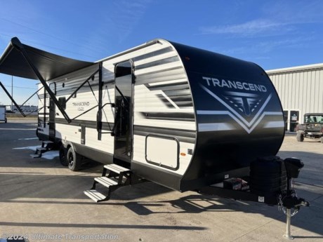 In pursuit of family fun on the road? Look no further than this New 2024 Grand Design Transcend 265BH Bunk House! Stock #829334.

Virtual Tour-https://virtualtour.granddesignrv.com/tours/RNEJ4Lp95

Exterior Features:
EXTERIOR
Power Tongue Jack
Solar Power Inlet
Black Tank Flush
20# LP Bottles (2) with Cover
Friction Hinge Entry Door
Walk-on Roof
Easy Access Low Point Drain Valves
Spare Tire w/ Carrier
Magnetic Storage Door Catches
Extended Grab Handle
Rear Ladder
Tinted Windows
Upgraded STRONGWALL Metal Exterior
 
CONSTRUCTION
TPO Roof Membrane w/ Limited Lifetime Warranty
Insulated Storage Doors
Rear Wall Insulation (R-9)
Side Walls Insulation (R-9)
Slideroom Roof and End Wall Insulation (R-9)
Main Floor Insulation (R-11)
Roof Insulation (R-40)
Heated and Enclosed Underbelly w/ Suspended Tanks
Designated Heat Duct to Subfloor
High Density Roof Insulation w/ Thermofoil
Moisture Barrier Floor Enclosure
 
ELECTRICAL
Battery Kill Switch (Pass Thru)
USB Ports (2)
More Power Outlets
LED Interior Lighting
Power Awning
Detachable Power Cord w/ LED Light
Motion Sensor Lights in Key Areas
165W Roof Mounted Solar Panel
Roof Mounted Quick Connect Plugs
40 AMP Charge Controller with Bluetooth

Interior Features:
INTERIOR
Large Solid Bedroom Door (Master Suite)
Power Vent Fan in Bath and Living Room
Solid Hardwood Drawer Fronts
Solid Core Cabinet Stiles
Pre-Drilled and Screwed Cabinetry
Ball Bearing Full Extension Drawer Glides
Residential Countertops
Upgraded Residential Furniture
78&quot; Interior Height
 
KITCHEN
Residential Booth Dinette
Residential Cabinet Doors
Deep Seated Stainless Steel Sink
 
BEDROOM
Residential Bedspread
Master Suite w/ 60&quot; x 80&quot; Queen Bed
E-Z Lift Bed Storage w/ Struts
 
BATHROOM
Walk-in Shower
Medicine Cabinet with Mirror
ABS Tub Surround
Foot Flush Toilet
PLUMBING
High-Capacity Water Pump
Extra Large 2&quot; Fresh Water Drain Valve
Oversized Tank Capacites
56 Gallon Fresh Water Capacity
High Rise Faucet with Pull Down Sprayer
E-Z Winterization
All-in-One Utility Center
 
ELECTRONICS
Cable/Sat Prep
AM/FM/Bluetooth Stereo
Exterior Speakers
Backup Camera Prep
HD LED TV
HD TV Antenna
 
APPLIANCE
Microwave
3-Burner Range with Oven
12V 8 Cu. Ft. Refrigerator
 
HVAC
35K BTU High Capacity Furnace
Attic Vent
Main A/C Ducted
EvenFlow Ductless Heating System Throughout

Specifications:

OVERALL SIZE
Exterior Height11&#39;
Exterior Height (w/opt. AC) N/A&#39;
Exterior Length32&#39; 9&quot;
Exterior Width8&#39;
Exterior Width (w/ slide out)11&#39;
Interior Height78&quot;
WEIGHTS
Hitch / Pin Weight694
UVW6,716
GVWR7,995
CAPACITY
Fresh Water Capacity56
Grey Water Capacity78
Waste Water Capacity39
Propane Tanks2
LPG40
Sleeping Capacity8
APPLIANCES
Water HeaterTankless 
Refrigerator8 cu. ft.
Furnace35 BTU
AC15,000 BTU
RUNNING GEAR
Axles2
Wheel Size15 in.
Tire SizeST225/75R15LRE
CONSTRUCTION
Construction TypeTraditional
Floor R-ValueR-11
Wall R-ValueR-9
Roof R-ValueR-40
Slide Room R-ValueR-9
DIMENSIONS
Standard Bed60 X 80 Queen Bed
Standard BunkN/A
Shower27&quot; x 36&quot;
EXTERIOR
Slides1
Awnings1
Awning Length16&#39;


Popular Accessories Add-Ons:
Owner&#39;s Kit
Water Filtration System
Exterior Ladder Upgrade
Maxx Air Vent Covers
Backup Cameras
Generators
Much, Much More

Ultimate Transportation in Fargo, ND provides a full line of camper parts and RV accessories along with a full RV service department. A few of these services include winterization, diagnostics, general repair, aftermarket installation, and much more. 

Not seeing the floorplan you&#39;re looking for? We&#39;re happy to work with you to order the custom camper, toy hauler, or ice house that&#39;s right for you. We have a variety of manufacturers such as Grand Design RV, Heartland RV, Forest River XLR Toy Haulers, Ice Castle Rugged RV, and Team Lodge. Check out our showrooms here: https://www.ultimate-transportation.com/recreation/showroom. 
Give us a call at 701-282-6060 or fill out a request form on our website to have our recreational sales team get in contact with you.