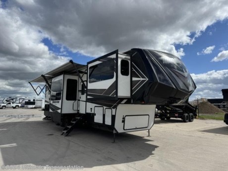 Used local 1 owner trade 2019 Grand Design Momentum 376TH! Stock #112662
EXTERIOR
Keyed Alike Ramp Door Latches
2nd Patio Awning w/ LED Lights
3rd Awning w/ LED Lights (Main Slide - 397THS &amp; 410TH)
Interior Color Changing LED Accent Lighting
High-Gloss Gel Coat Exterior Sidewalls
Door Side Exterior Spray Port
Frameless Tinted Windows
Walk-On Roof
17.5&quot; Spare Tire (Undermount)
MORryde Strut Assist Entry Step
Slam-Latch Baggage Doors
Mo-Secure
 
CONSTRUCTION
101&quot; Wide Body Construction
5-Side Aluminum Cage Construction
Fully Enclosed and Heated, Underbelly and Storage Area
 
RUNNING GEAR
Upgraded Axle Hangers
Heavy Duty H-Rated Tires
Heavy Duty 7,000 lb. Axles with ABS Drum Brakes
17.5&quot; H-Rated Aluminum Wheels
MORryde CRE3000 Suspension System
Tow Assist ABS &amp; Sway Mitigation System
 
FRAME &amp; CHASSIS
6-Point Hydraulic Leveling System
MORryde Pin Box
101&quot; Wide Body Super Chassis w/Drop-Frame Storage
Interior Features:
INTERIOR
Interior Color Changing LED Accent Lighting
Hardwood Cabinet Doors w/Hidden Hinges
Sofa w/Headrest (Includes Heat, Massage &amp; LED Lighting Package
Central Vacuum System w/ Tools and Dust Pan
Plywood Drawer Bottoms
 
KITCHEN
Microwave
Professional Grade Stainless Steel Cooktop
12-Volt High Power MaxxAir Fan w/Rain Sensor
Window Behind Range
Kitchen Barstools w/ Extended Countertops (397THS, 399TH, &amp; 410TH)
Smart Sink w/ removeable cutting board, produce strainer and glass rinser
 
ELECTRICAL
Solar Prep (10 gauge wiring with universal MC4 connectors)
75 Amp Converter
12V Battery Disconnect
 
HVAC
12V High Power Fan (Kitchen)
35K BTU High Capacity Furnace
Fireplace w/ 5,000 BTU Electric Heater
StealthAC Smart System
Attic Vent
High Capacity Heat Ducts
PLUMBING
Exterior Spray Port (Door Side)
12V Tank Heaters
Sewer Hose Storage Area
Whole House Water Filtration System
All-In-One Enclosed and Heated Utility Center
 
BEDROOM
Under Bed Storage Area (N/A 376THS)
Individually Switched Reading Lights Over Bed
Bedside 110-Volt &amp; USB Outlets
Window Above Master Bed Headboard
60&quot; X 80&quot; Queen Bed Pillow Top Bed Mattress
 
BATHROOM
Skylight Above Shower
Porcelain Toilet
Medicine Cabinet w/Mirrored Door (N/A 410TH)
Undermount Lav Sink
One-Piece Fiberglass Shower w/Glass Door &amp; Teak Bench Seat
 
APPLIANCE
Fireplace with Electric Heater
Stainless Steel 20 cu. ft. Refrigerator
30&quot; Over-The-Range Microwave
 
ELECTRONICS
OneControl System
Back-Up Camera Prep
Exterior Cable/SAT Plug-In
LED Smart TV in Living Area
LED TV in Bedroom
Rockford Fosgate Stereo Entertainment System w/HDMI and App Controls
Exterior Speakers
No-Crank Digital TV Antenna w/Booster
LED TV in Garage (N/A 376THS)
TravlFi On-Board WiFi Ready
OVERALL SIZE
Exterior Height13&#39; 5&quot;
Exterior Height (w/opt. AC) 13&#39; 5&quot;
Exterior Length41&#39; 1&quot;
Exterior Width8&#39; 5&quot;
Exterior Width (w/ slide out)N/A
Interior HeightN/A
 
WEIGHTS
Hitch / Pin Weight3,250 lbs.
UVW15,900 lbs.
GVWR20,000 lbs.
 
CAPACITY
Fresh Water Capacity110 gal.
Gray Water Capacity104 gal.
Waste Water Capacity52 gal.
Propane Tanks2
LPG60
Sleeping Capacity6
Fuel Capacity30
APPLIANCES
Water HeaterOn-Demand 
Refrigerator20 cu. ft.
Furnace35,000 BTU
AC30,000 BTU
 
RUNNING GEAR
Axles3
Wheel Size17.50 in.
Tire Size17.5
 
CONSTRUCTION
Construction TypeAluminum Cage
Floor R-ValueR-45
Wall R-ValueR-11
Roof R-ValueR-40
Slide Room R-ValueR-11
Garage R-ValueR-40
DIMENSIONS
Standard Bed60 X 80 Queen Bed (King Opt.)
Standard BunkN/A
Shower48 X 30
Garage Length63&quot;W x 117&quot; D x 66&quot;-77&quot;
 
EXTERIOR
Slides5
Awnings2
Awning Length
18&#39;
10&#39;
Popular Accessories Add-Ons:
Owners Kit
Water Filtration System
Exterior Ladder Upgrade
Maxx Air Vent Covers
Backup Cameras
Generators
Much, Much More
All used campers &amp; ice houses sold by Ultimate Transportation are sold AS IS with no warranty. Inspections &amp; services are available for additional cost. Used units are priced appropriately knowing the potential for service work needed. 
Ultimate Transportation in Fargo, ND provides a full line of camper parts and RV accessories along with a full RV service department. A few of these services include winterization, diagnostics, general repair, aftermarket installation, and much more. 
Not seeing the floorplan youre looking for? Were happy to work with you to order the custom camper, toy hauler, or ice house thats right for you. We have a variety of manufacturers such as Grand Design RV, Heartland RV, Forest River XLR Toy Haulers, Ice Castle Rugged RV, and Team Lodge. Check out our showrooms here: https://www.ultimate-transportation.com/recreation/showroom. 
Give us a call at 701-282-6060 or fill out a request form on our website to have our recreational sales team get in contact with you.