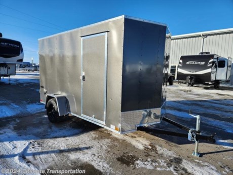 Ultimate Transportation in Fargo, ND has a **New Impact 6&#39;X12&#39; Enclosed Trailer ** for sale. Check out this trailer&#39;s details below! Stock #103974

Standard Features:-3,500lb Spring Axle-Additional 6&quot; Height-16&quot; ATP Stoneguard-2K Mount Jack-Ramp Door w/ Spring Assist-12&quot; Wood Ramp Flap

*Might be pictured with optional spare tire &amp; carrier mount.*

Ultimate Transportation in Fargo, North Dakota has everything you need when it comes to trailers. We sell utility trailers, enclosed trailers, dump trailers, race trailers, equipment trailers and more. Our popular trailer brands include inTech, United Trailers, PJ Trailers, Impact, NEO, Bear Track &amp; more.

Ultimate Transportation also has a full parts &amp; service department. Don&#39;t forget to shop our popular trailer parts including toolboxes, spare tires, extra lug nuts, and more! Ask your Trailer Sales Expert or our parts department for recommendations for your trailer. 

For over 25 years, Ultimate Transportation has been the area&#39;s leader for custom-built trailers. Whether you&#39;re looking for a car hauler racing trailer with all the bells and whistles, or wanting to create the ultimate tailgating trailer experience, Ultimate Transportation can help with your custom trailer order!

Call Ultimate Transportation at 701-282-6060 and talk with our trailer sales team today!